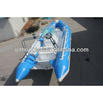 barco de casco de fibra de vidro luxo RIB520B com CE